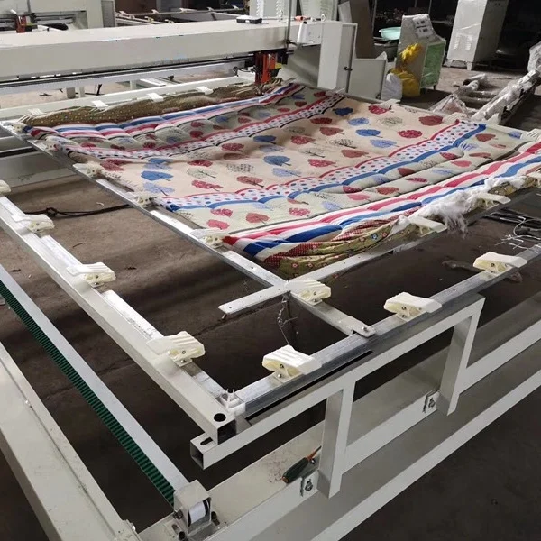Long Arm Single  One Head Quilting Machine Bedcover Quilt Sewing Mattress Quilting Making Machine