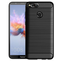 Soft TPU Armor Case For Honor 7X Texture Shockproof Bumper Silicone Case For Huawei Mate SE Soft Smart Phone Back Cover