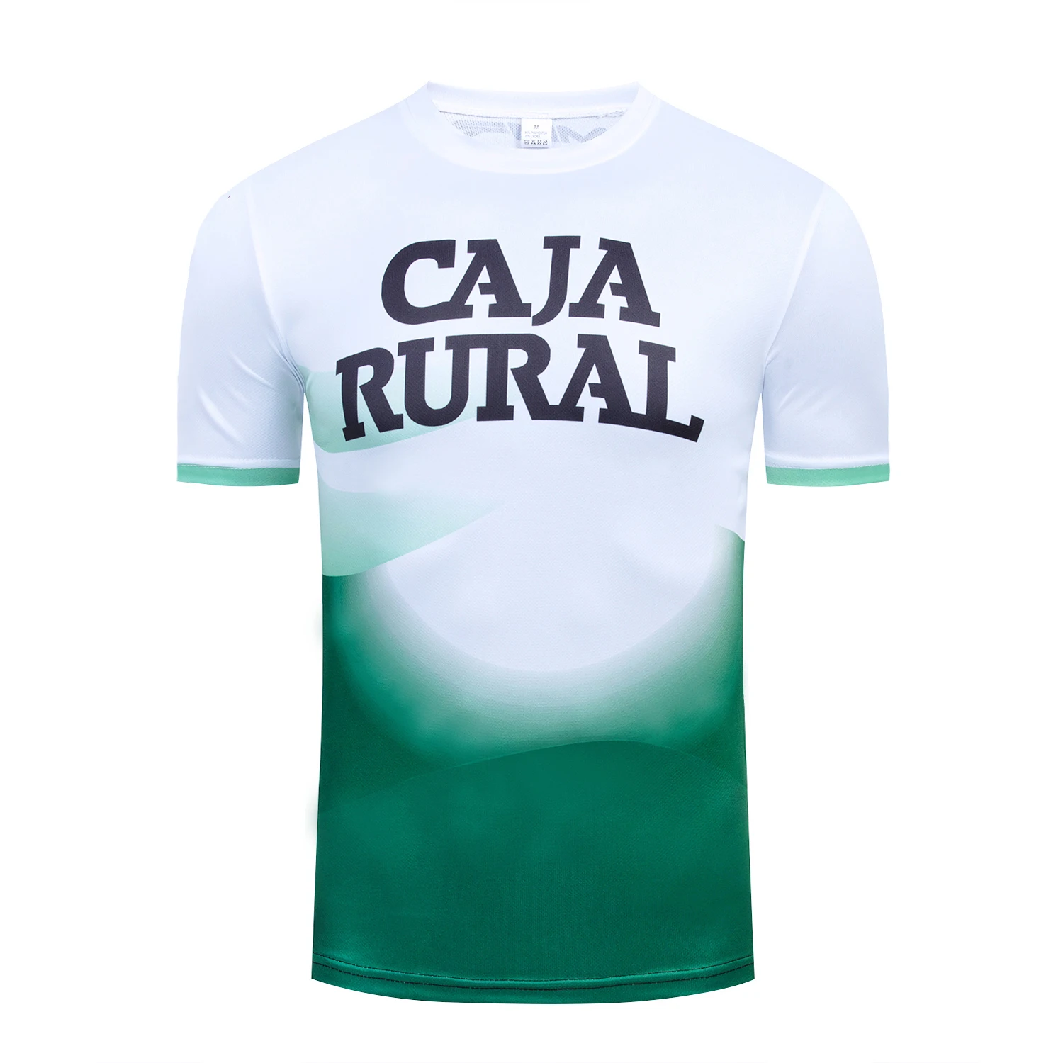 남녀공용 퀵 드라이 러닝 티셔츠, CAJA Rural 사이클링 저지, 트레이닝 Maillot Ropa Ciclismo Pro 타이트 피팅 운동복, 2025