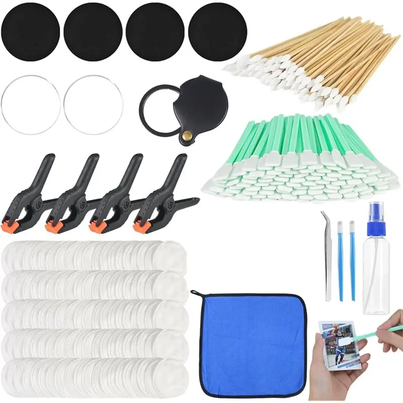 

B92B-Card Cleaning Kit, Trading Card Polishing Restoration Kits & Sports Card Flattening Repair Tool For Card Collector Care