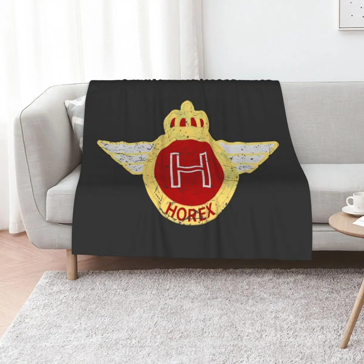 Horex Motorcycle Vintage Logo Throw Blanket Multi-Purpose Blankets For Bed valentine gift ideas Quilt Summer Beddings Blankets