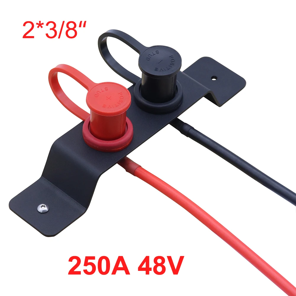 

Remote Battery Terminals Jumper Post Copper Battery Terminals Relocation Kit with Cable Relocation Battery Jump Post for UTV Car