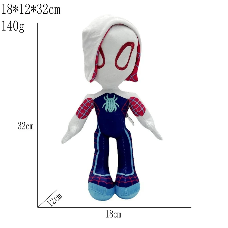 20-32cm Man Spidermaned Plush Toys Movie Dolls Marvel Avengers Soft Stuffed Hero Captain America Iron Christmas Gifts for Kids