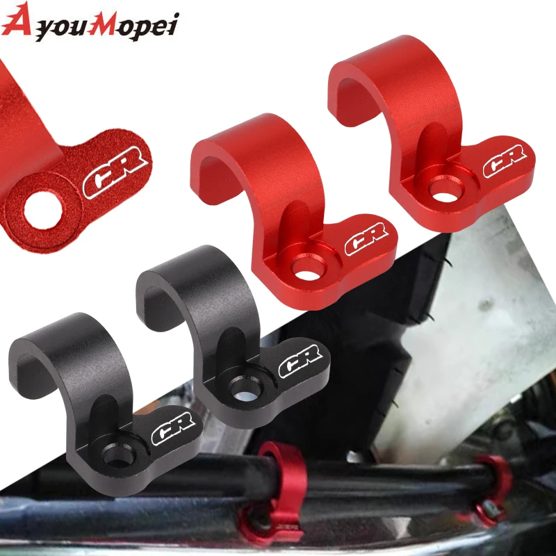 

Motorcycle Rear Brake Hose Guide Spare Part Moto Oil Line Holder Cable Clamp For HONDA CR 80R 85R CRM 125R 250R Accessories