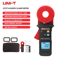 UNI-T UT271A UT271B UT271C Clamp on Grounding Resistance Tester