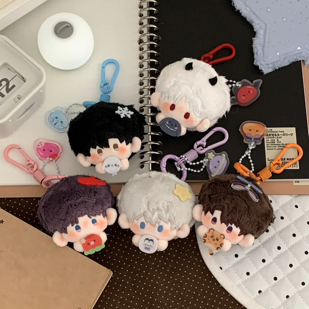 

Original Fanmade Love And Deepspace 5cm Mini Cotton Plush Doll Keychain Bag Pendant Cute Anime Cartoon Charm For Anime Fans