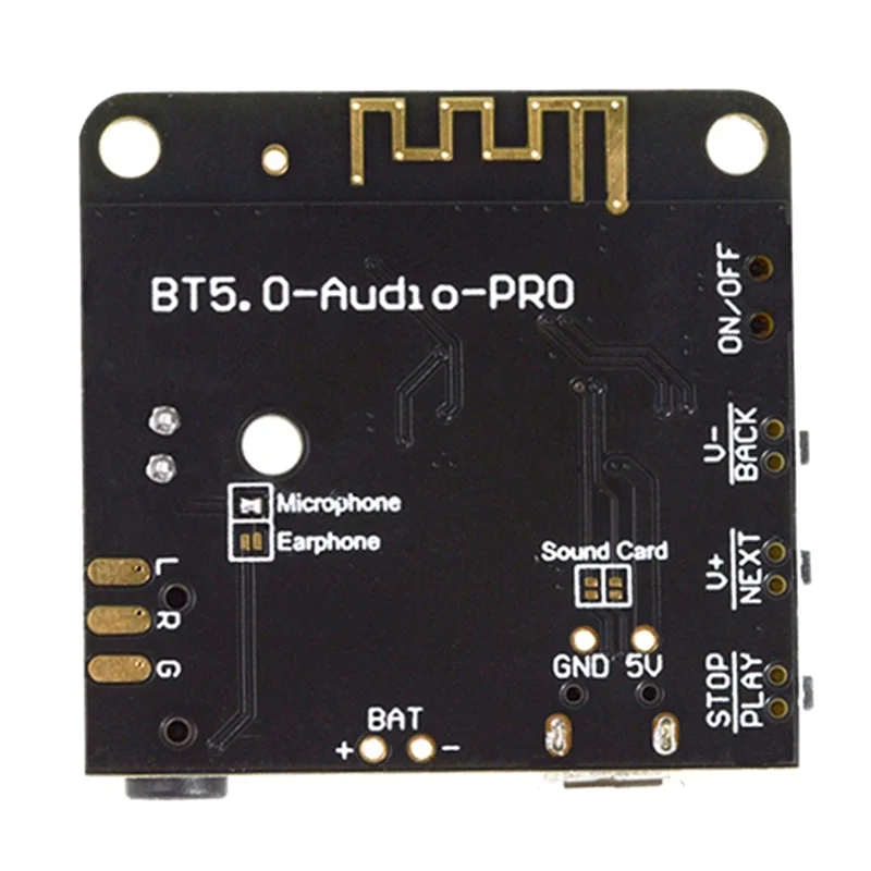 Picture 5: A13E-BT5.0 PRO Audio Module+Case MP3 Audio Decoder Board With Mic Audio Amplifier DIY Audio Receiver