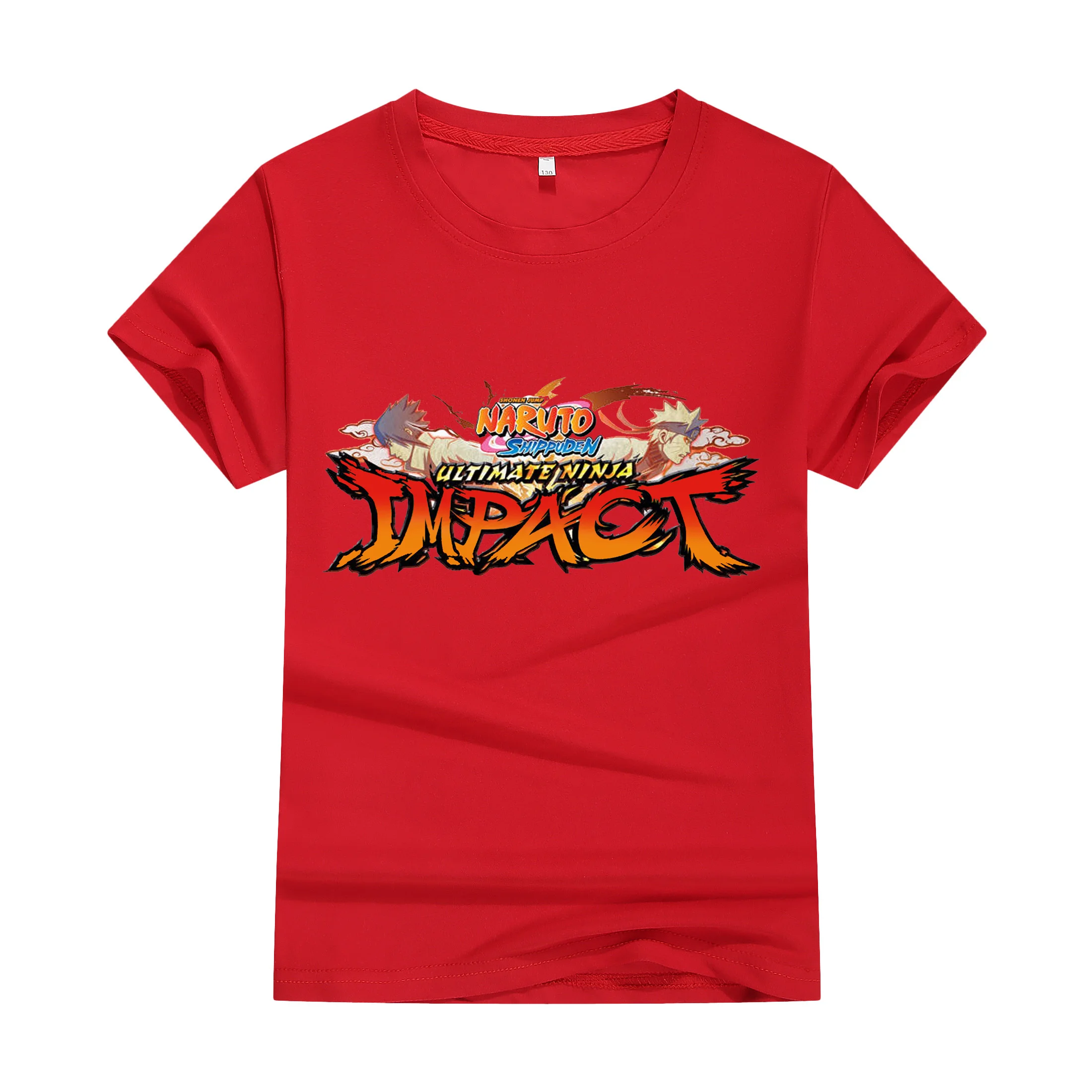 

Fashion Children T-shirt Narutos Boy Yuzhi Bo Sasuke Cotton Printing Cartoon Children's Clothing Casual Sonic Graphic Tshirt