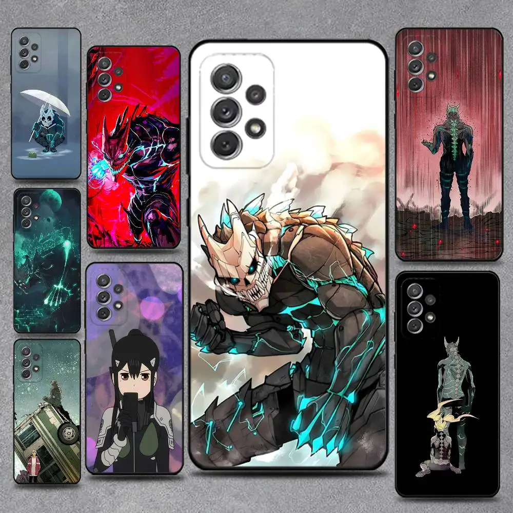 

Anime Kaiju No 8 Phone Case For Samsung S25,S24,S21,S22,S23,S30,Ultra,S20,Plus,Fe,Lite,Note,10,9,5G Black Cover