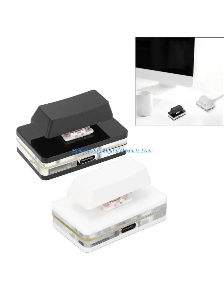 U2JEプログラム可能なキーボードプレッサーシングルキーボードスイッチングゲームマクロキーパッドタイプC