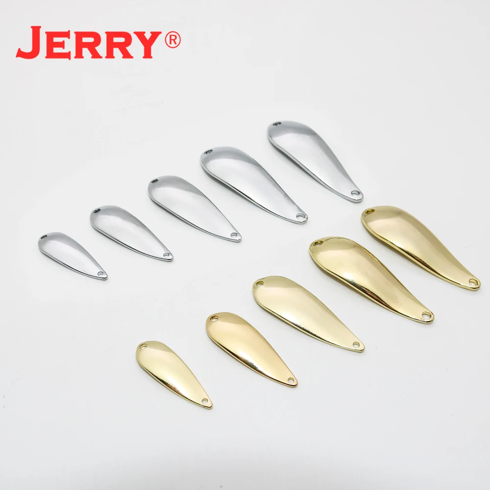Jerry Aries 1.4g 1.9g 2.6g 3.4g 4.6g Micro Unpainted Blank Fishing Spoons Casting Metal Hard Bait Lake Area Trout Spoon Lures