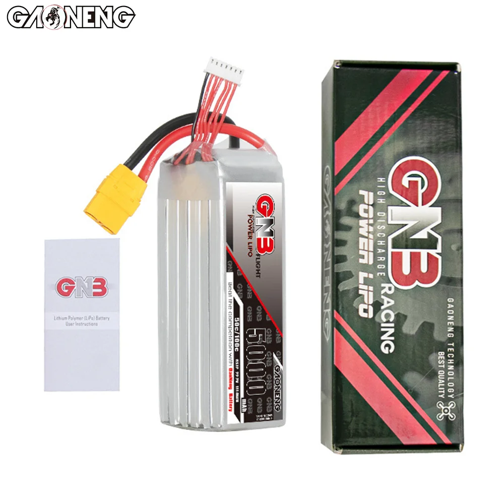 Original GNB 5000mAh 6S 22.2V  - 6S Lipo Battery 22.2V 5000Mah review and price