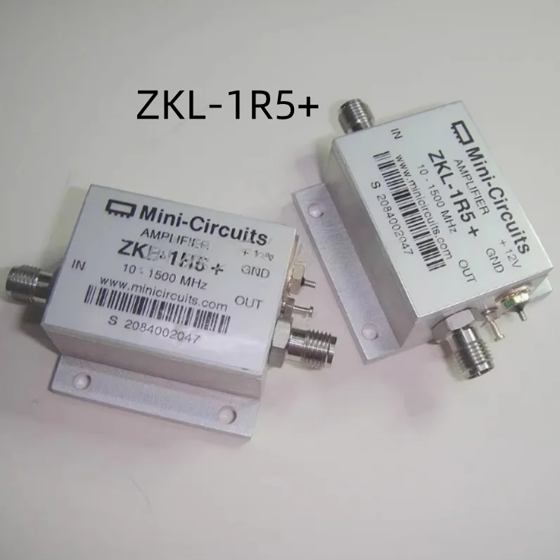 ZKL-1R5+ Frequency 10MHz~1.5GHz Gain 40dB Noise coefficient 3dB Operating voltage 12V