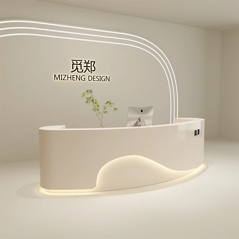 

-+-Современный магазин Стойки регистрации Красота Роскошный бар Отель Ресторан Представитель Длинные стойки регистрации Дизайн Mostrador Модная мебель