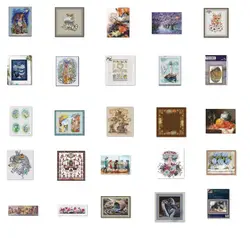 PDF by Email Selling 4-91 Cross Stich Embroidery set Electronic drawing Cross Stich Needlework