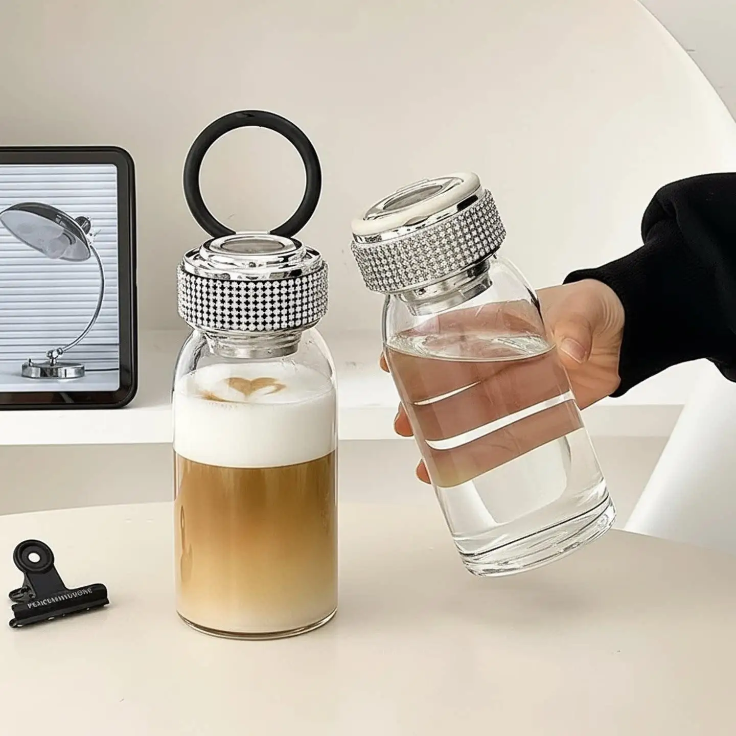 2026-new-high-borosilicate-glass-milk-cup-water-cup-with-diamond-coffee-cup-drinking-beverage-cup-transparent-sealed-cover