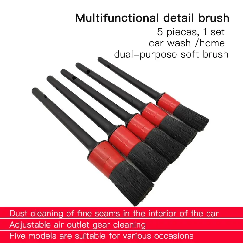 Car Wash Brush Detail Small Automotive Interior Cleaning Tools Air Conditioner Air Outlet Cleaning Brush