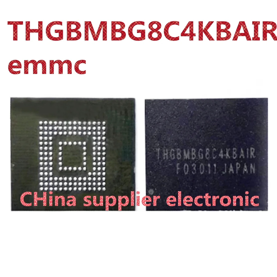 

THGBMBG8C4KBAIR подходит для Toshiba emmc 32G мобильный телефон шрифт Б/у для посадки хороших шаров ic