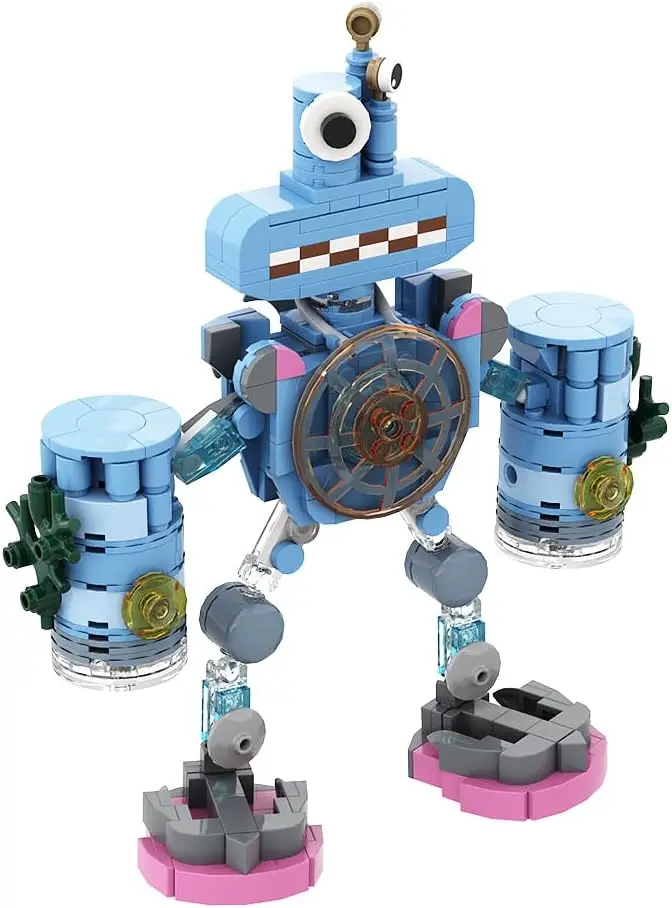 281 Pcs Wubbox Singing Building Building Block Set, Water Monsters Wubbox Figures Game Toy Model, Gifts for Fans