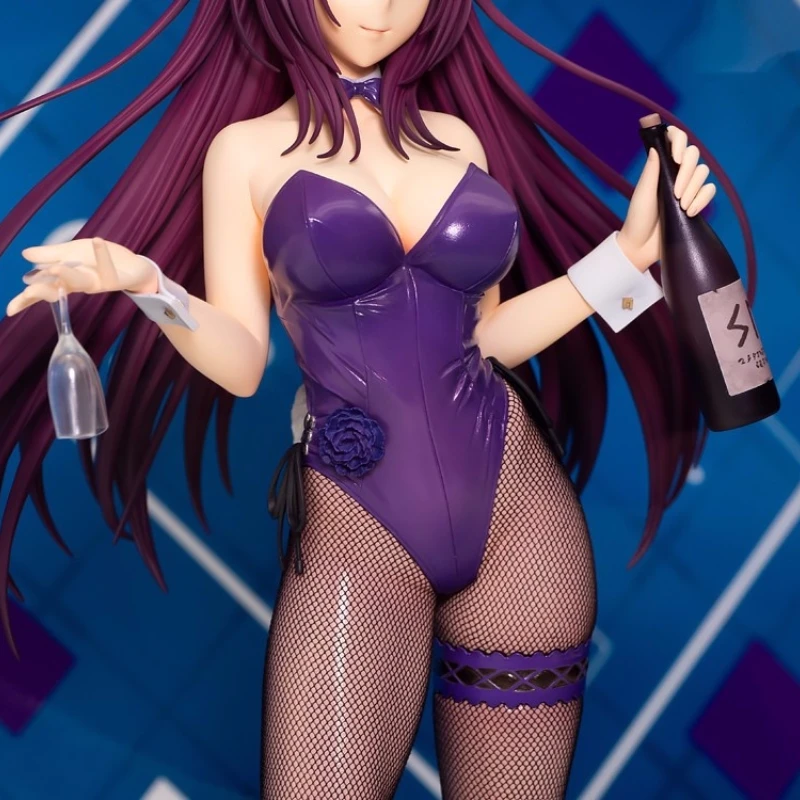 Fate/Grand Order Lancer 1/7 Scáthach-Skadi Bunny Girl 29cm Original genuine PVC Action Figure Anime Figure Model