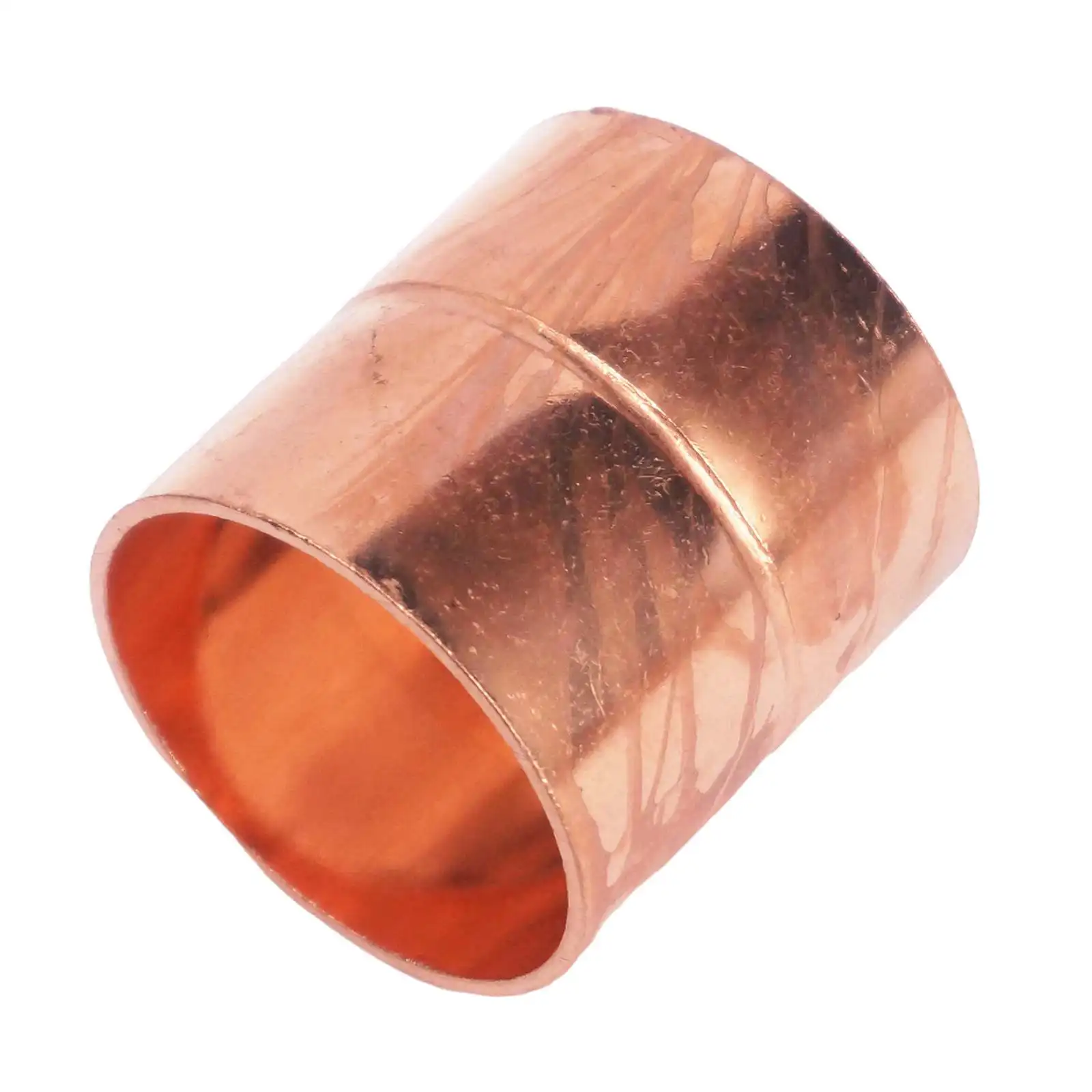 Inner Diameter 6.35-54mm Equal Straight Pure Copper End Feed Welding Pipe Fitting Refrigerator Air Conditioner