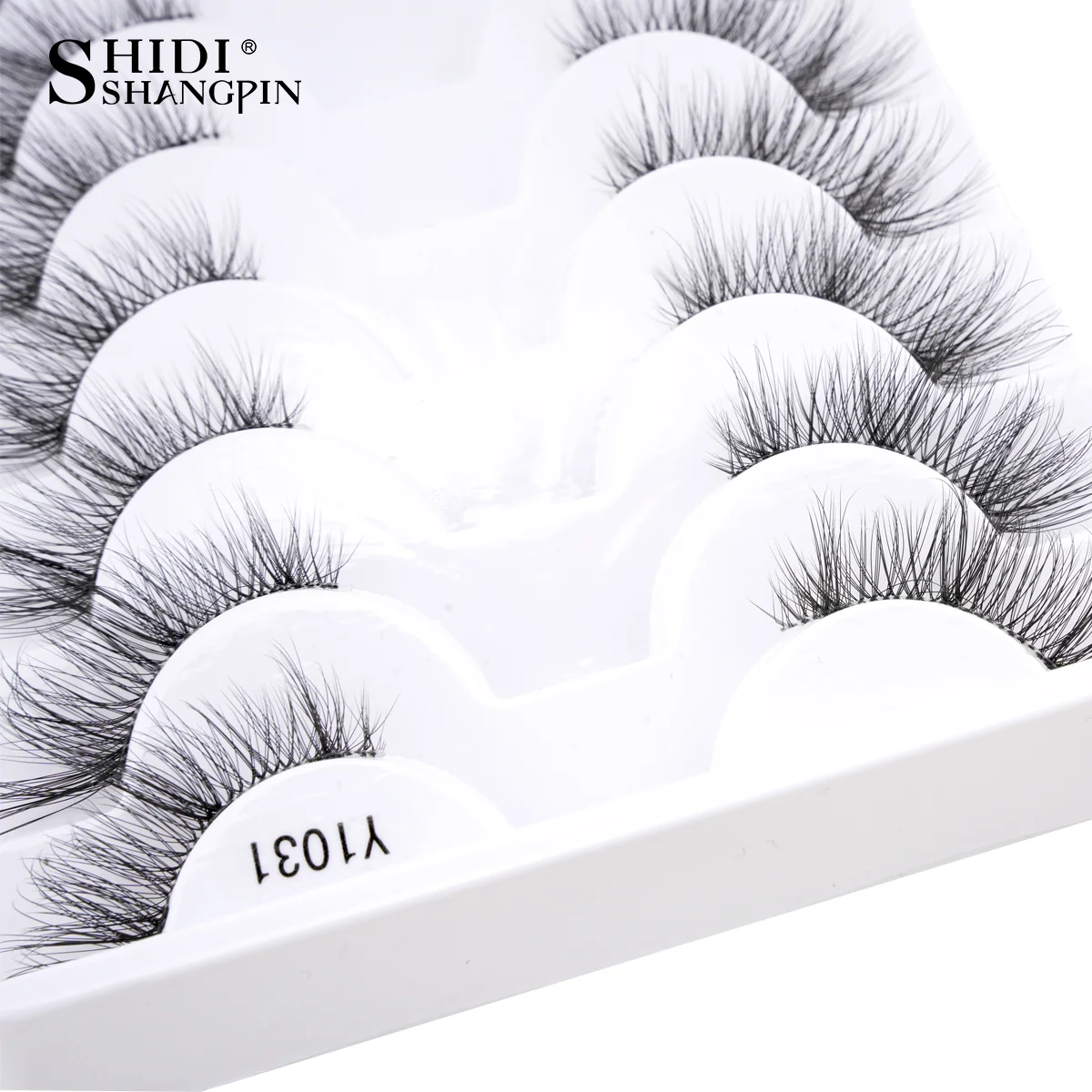 Neue Halbe Wimpern Falsche Wimpern 5/10 Paar 3D Nerz-Wimpern Natürliche Wimpernverlängerung Katzenaugen-Wimpern Make-up Faux Cils Fox Lash – Detail 5
