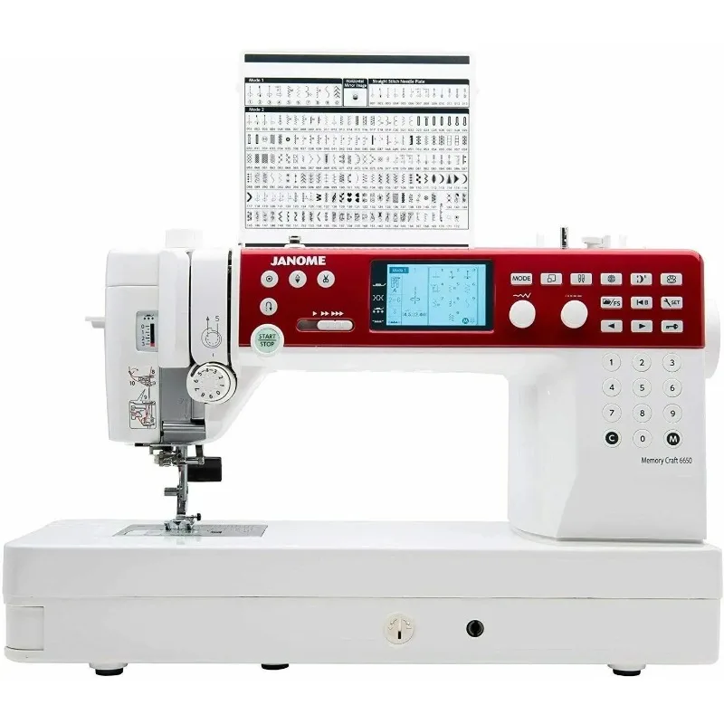 

【Best-selling】Authentic Janome Memory Craft 6650 MC6650 Sewing And Quilting Machine