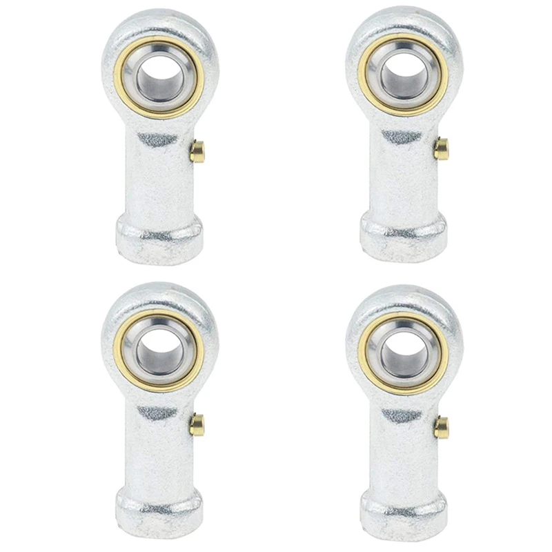 Feminino mão direita Rod End Rolamentos, máquina CNC e DIY Craft, PHS10, 10mm de diâmetro interno, 4pcs