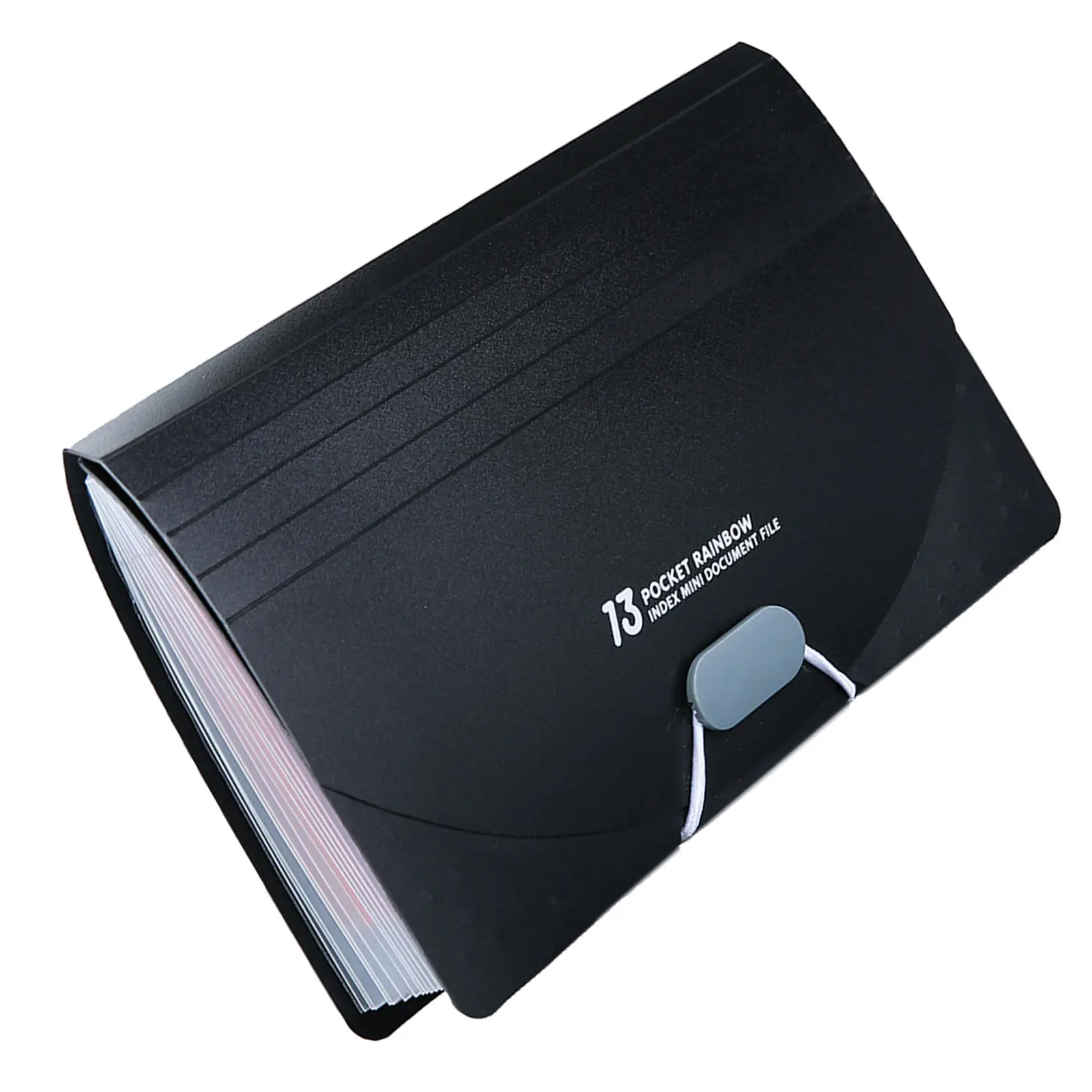 

A6 Three Side Sealed Receipt Organizer 13 Compartments Mini Accordion Expanding File Folder for Receipts Documents Bills Coupons