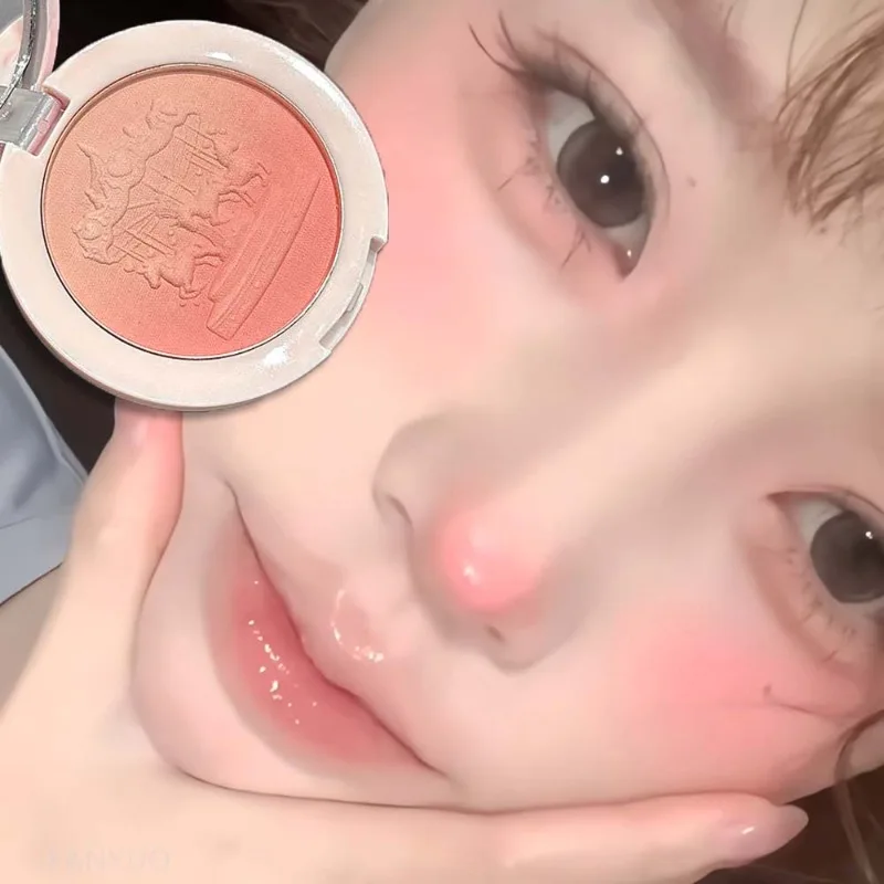 Monochrome Dream Blush Waterproof Long-lasting Peach-orange Pink Soft Matte Natural Blusher Rouge Contour Shadow Cheek Cosmetics