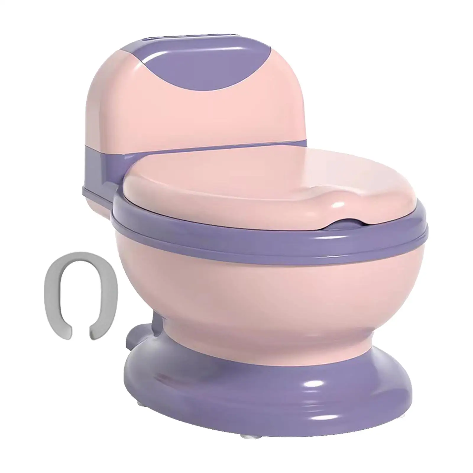 Potty Train Toilet Comfortable Toilet Training Seat Potty Seat Detachable Realistic Toilet for Boys Girls Baby Children Kids