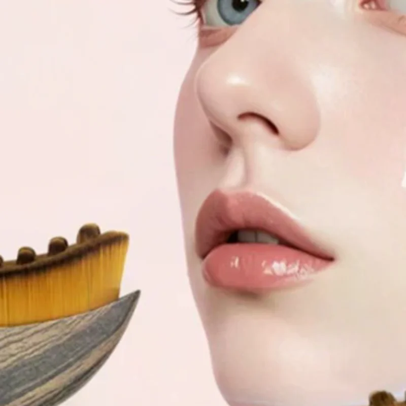 Lymphatic Contour Face Brush Dry Brushing Face Brush S Size Face Massager For Sculpting The Skin Massage Tool