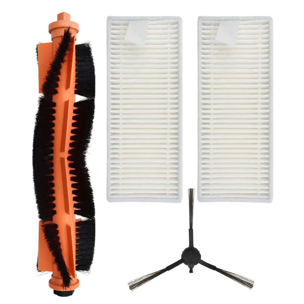 4PCS Robot Vacuum Replacement Kit For Philips HomeRun 3000 XU3100 XU3110 U3000 Brush Filter Accessories Floor Cleaning