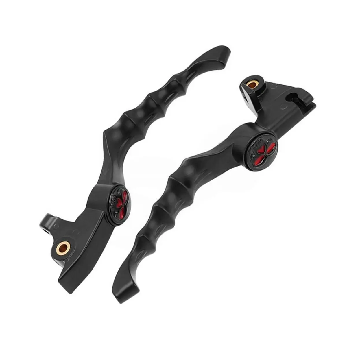 Compatible 2PCS Motorcycle Skull Brake Clutch Lever for VSTAR XVS400 650 1100 1999-2016