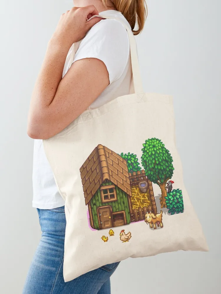 

stardew valley Tote Bag large size bags Big bag shopper bags for women shopping bag