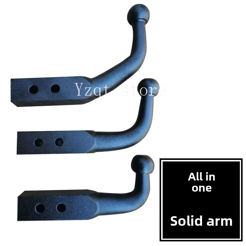 Auto solid trailer arm universal square mouth lifting arm adjustment arm trailer hook 4/6 inch 8 inch RV trailer modification