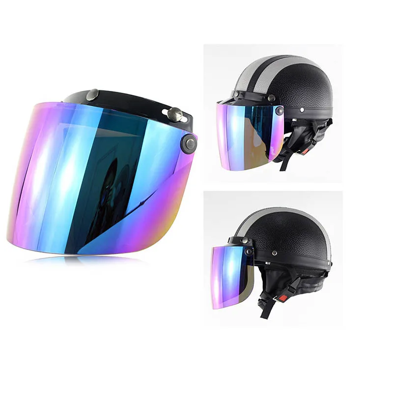 

Мотоциклетный козырек, щиток для линз, прочный мотоциклетный шлем против головокружения, козырек, линза, подарок для друзей, членов семьи, соседей