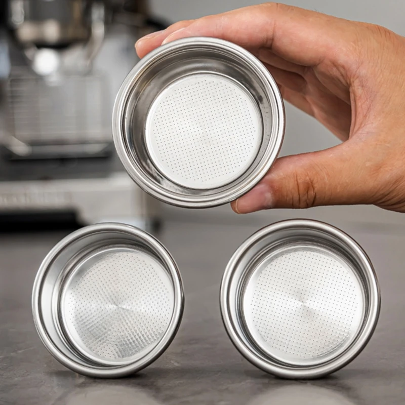 Stainless Steel Coffee Machine Handle Powder Bowl Durable Coffee Machine Filter Dropshipping