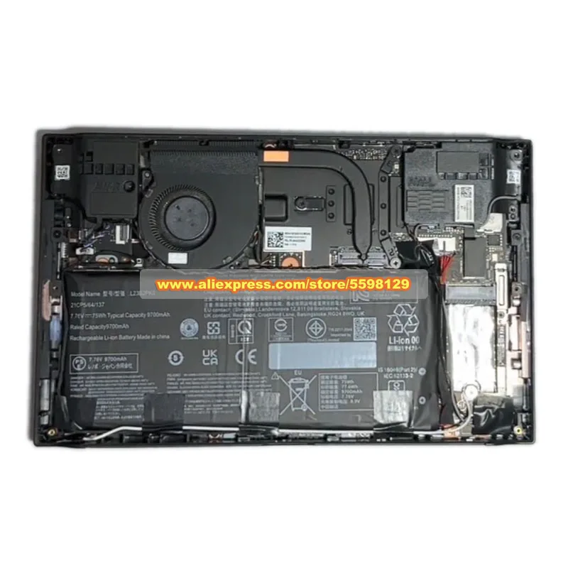 New 75Wh L23B2PK0 Battery 7.76V 9700mAh Expand Capacity for Lenovo Legion Go 8APU1 AMD Z1 Extreme Gaming Handheld PC