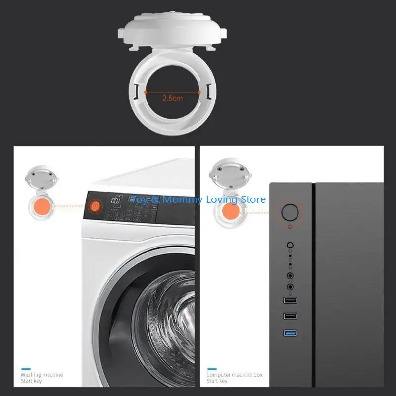 Y1QF غطاء مفتاح لسلامة الأطفال الصغار، قفل وسادة السيارة، غطاء قفل حامي #2