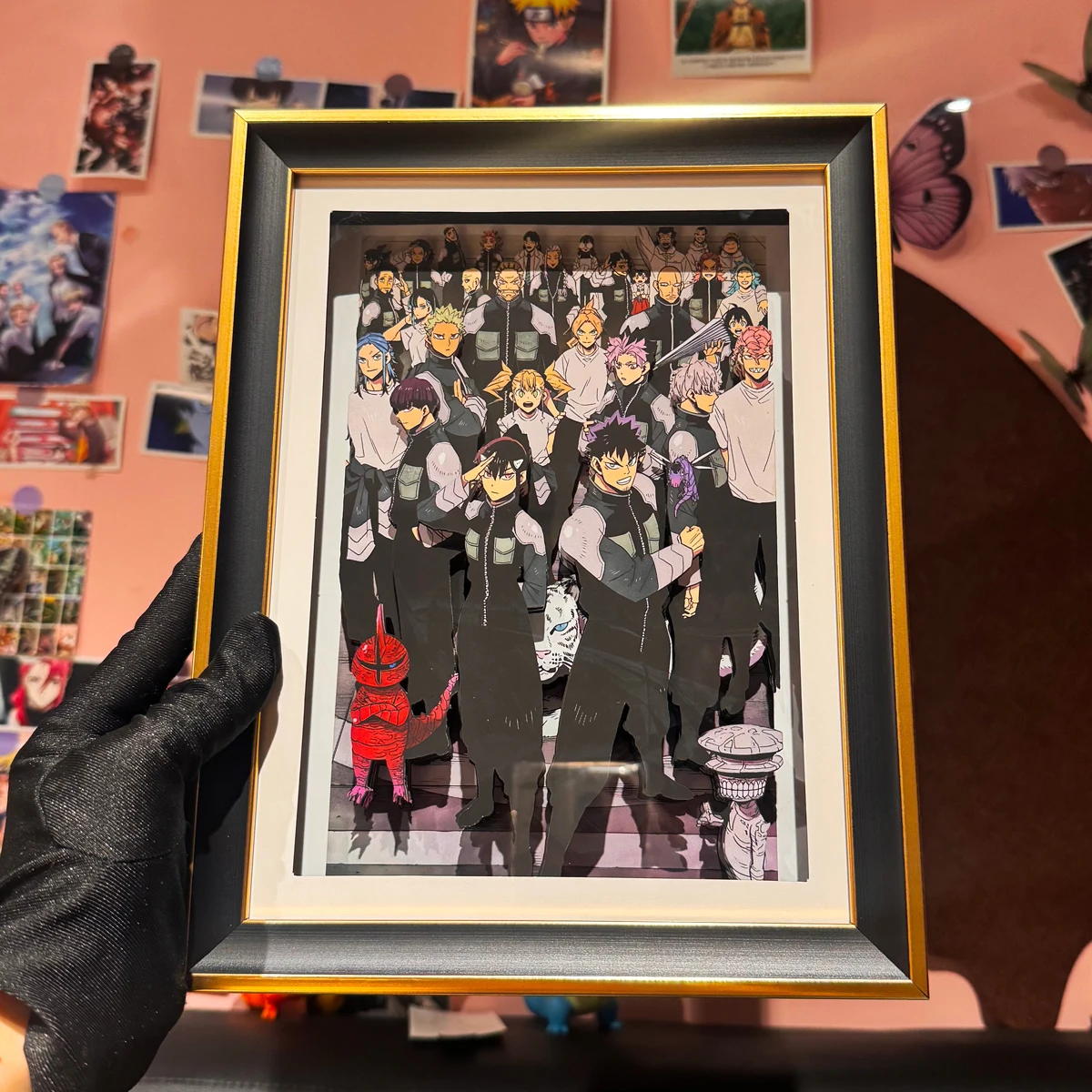 Новый Kaiju No.8 ручная работа 3D художественная живопись мультфильм Кафука фигурка настольный орнамент фанаты коллекционные подарки