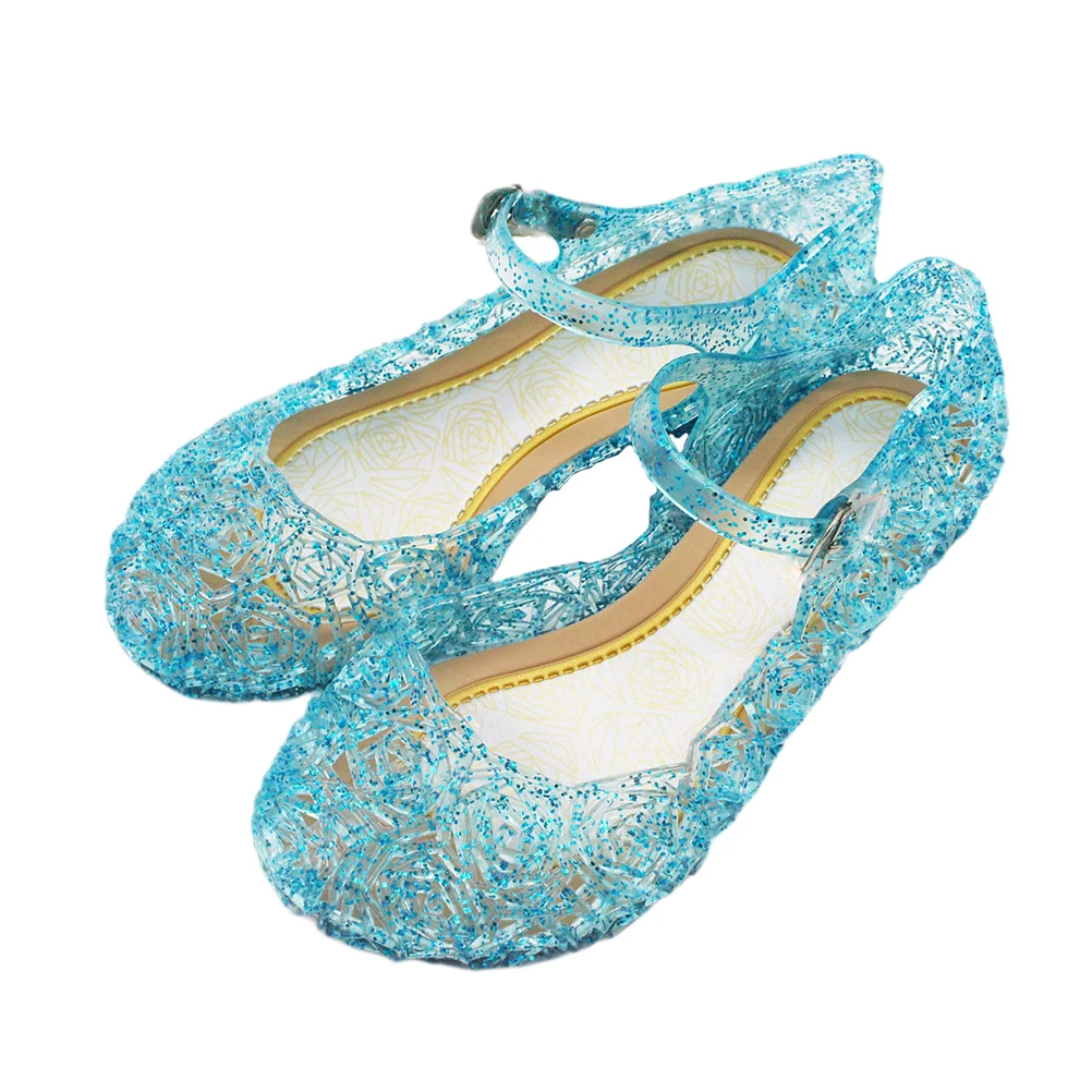 

Сандалии для девочек на высоком каблуке желейного цвета, креативные, прочные, удобные, идеально подходящие для различных случаев, платье-пачка, шорты, брюки, размер 26.