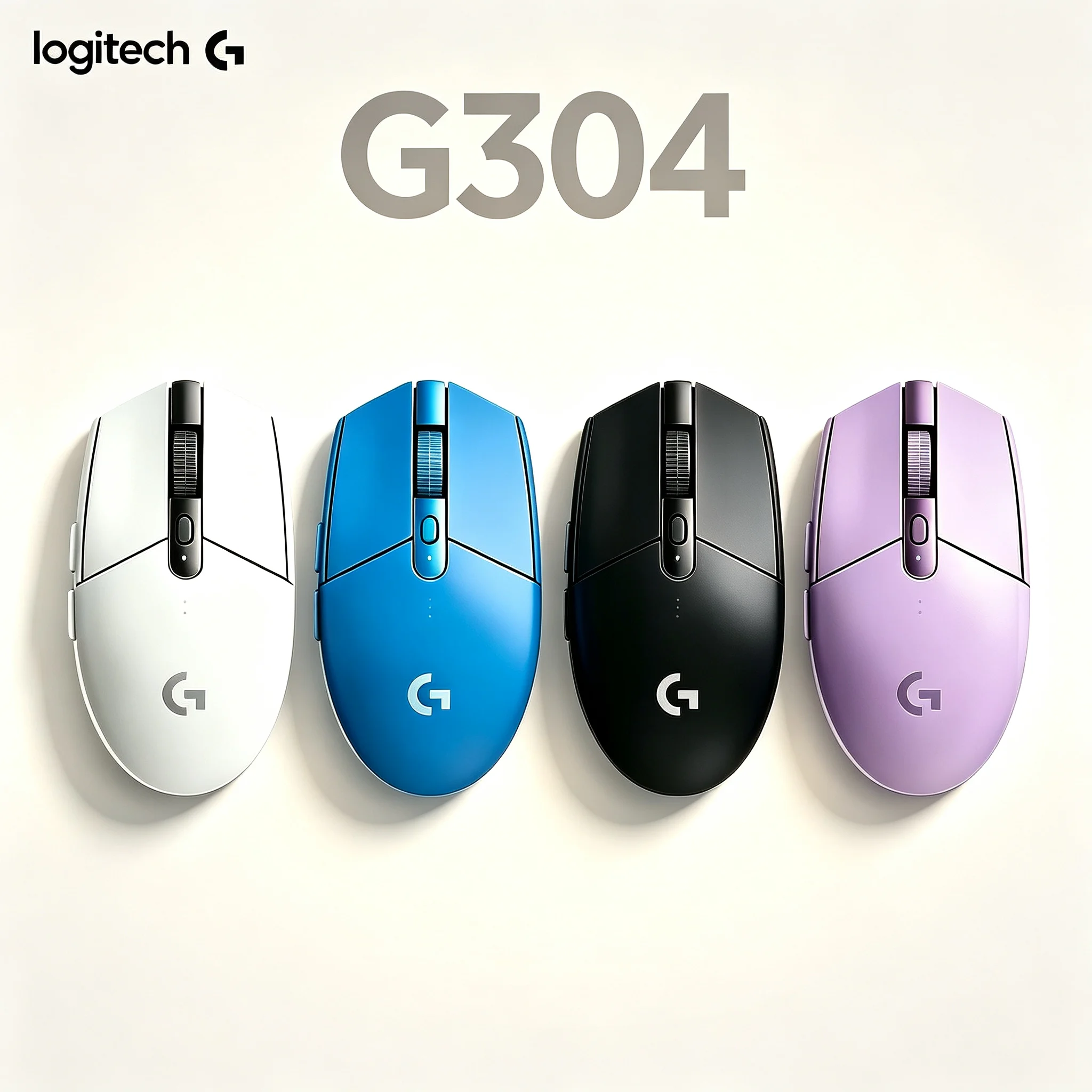 Logitech G304 2.4G Wireless Gaming Mouse Smooth Tracking For CS2 PUBG Valorant LOL FPS Game