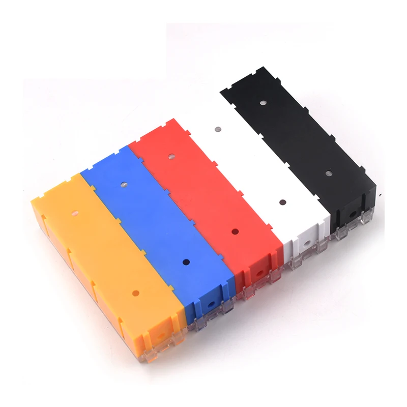 2PC Spliceable 18650 1S battery box DIY  parallel base solderless gold-plated copper pillar supporting high current battery case