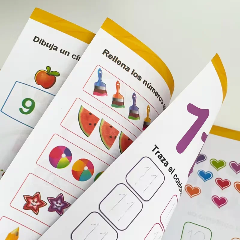 Spanish Numbers 1–20 Tracing Workbook—Number Writing and Counting Activities for Homeschooling and Spanish Instruction