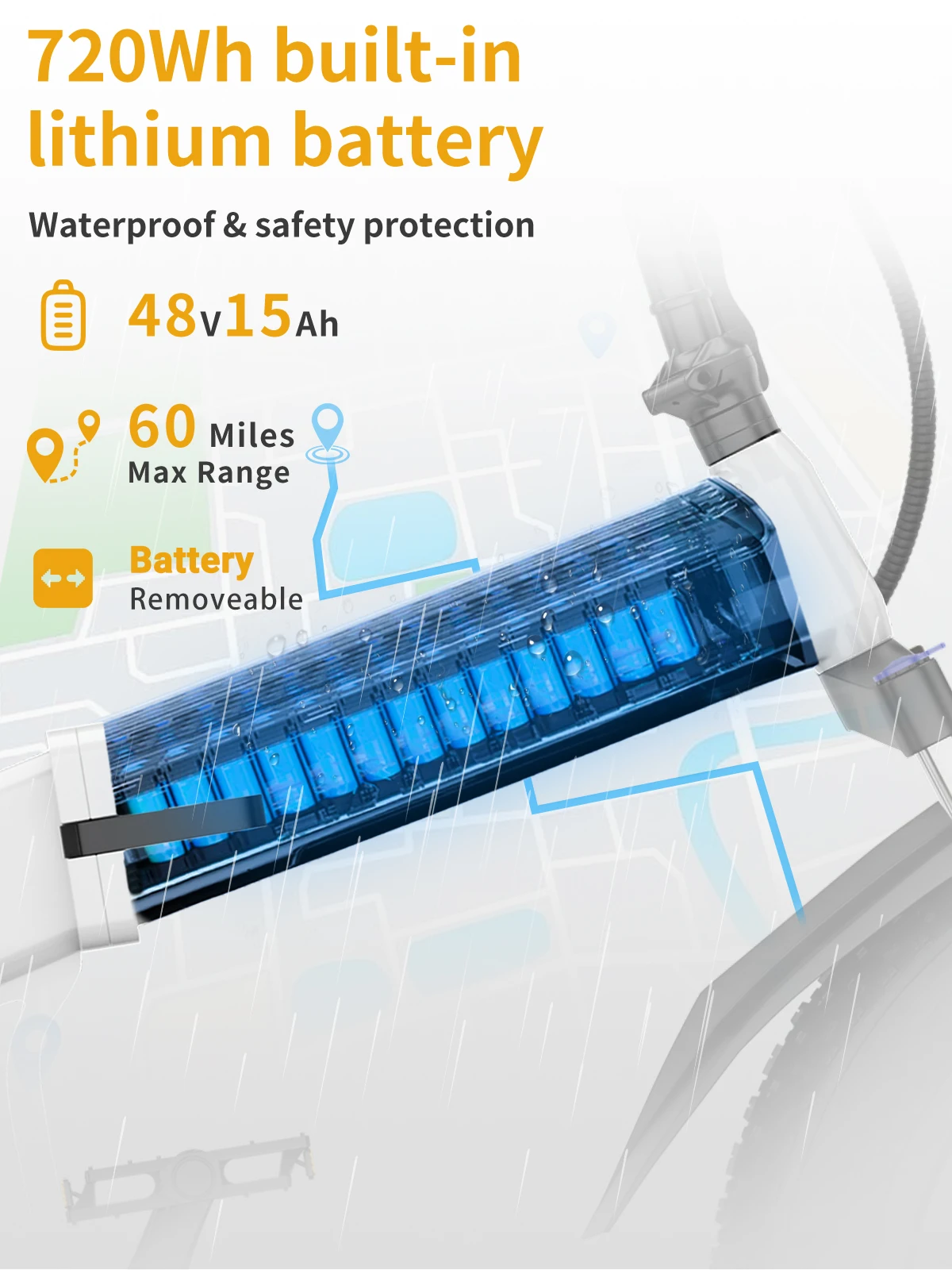 Luckep X1 Lite 성인용 접이식 전기 자전거 1500W 피크 모터, 28MPH60 마일, 15AH 20 x 4.0 NFC 기능이 있는 팻 타이어 Ebike