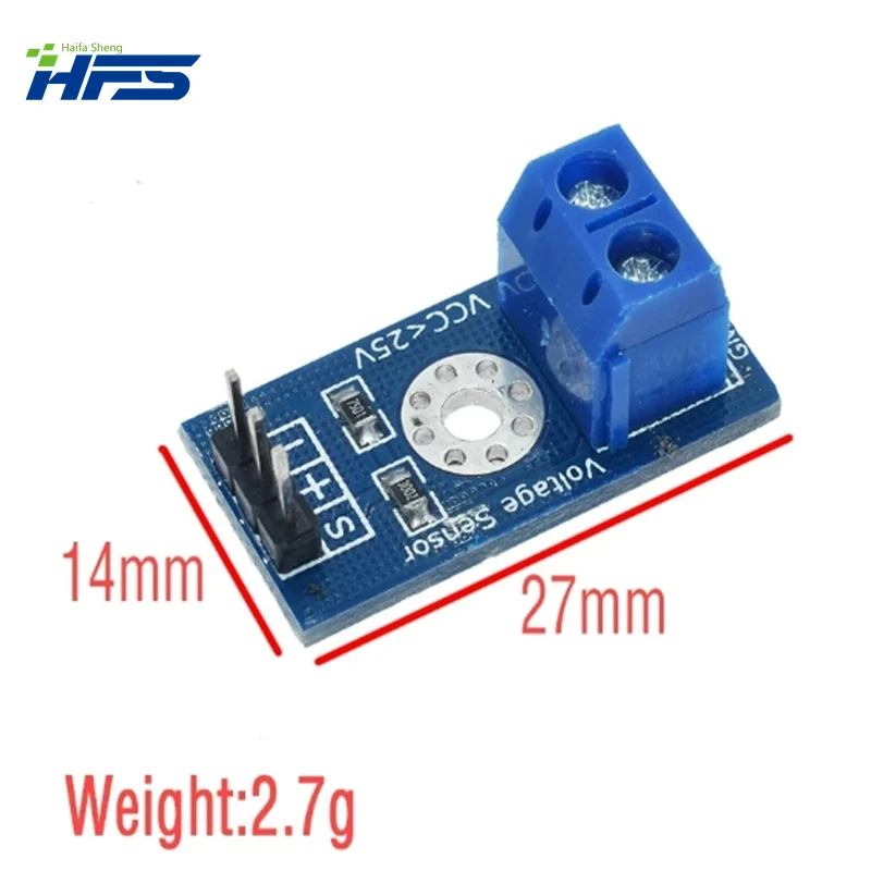 Módulo de detección de voltaje, Sensor de voltaje para Arduino, bloques de construcción electrónicos