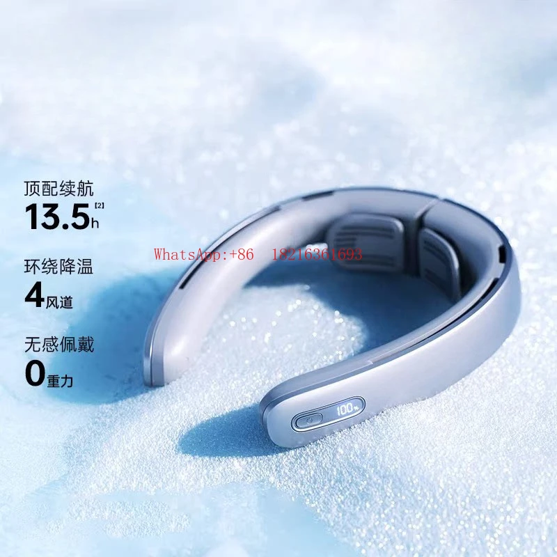 

Halterneck Small Fan Portable Small Charging Mini Lazy Neck Bladeless Turbo Soft Sound