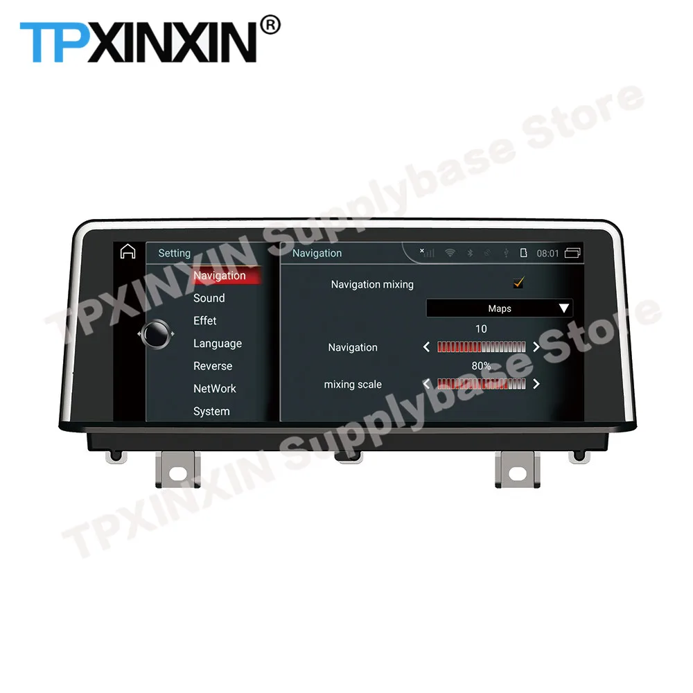 Intelligent System Car Radio With Android Screen For BMW 1 2 Series 2018 2019 2020 GPS Navigation Stereo Receiver Auto Head Unit