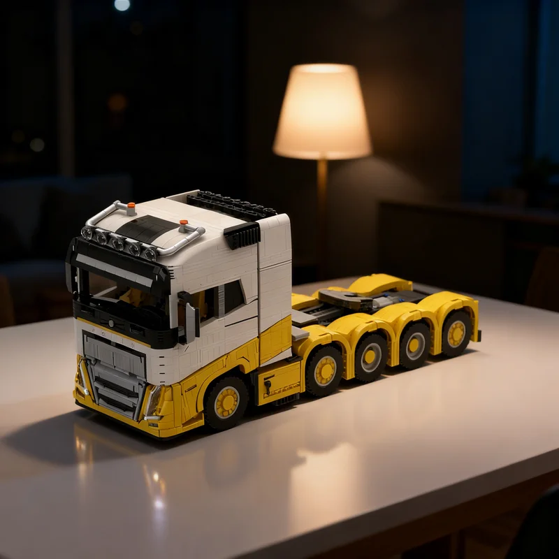 

3652 детали MOC Volvo FH16 10X4 Тягач, Техническая модель, Конструктор, Креативный подарок, DIY, Декор для демонстрации, Премиум-класс для взрослых и детей, Настольный декор